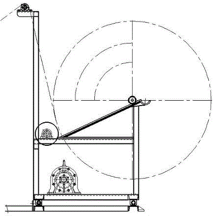 Foam plastic combined stripping and transecting machine