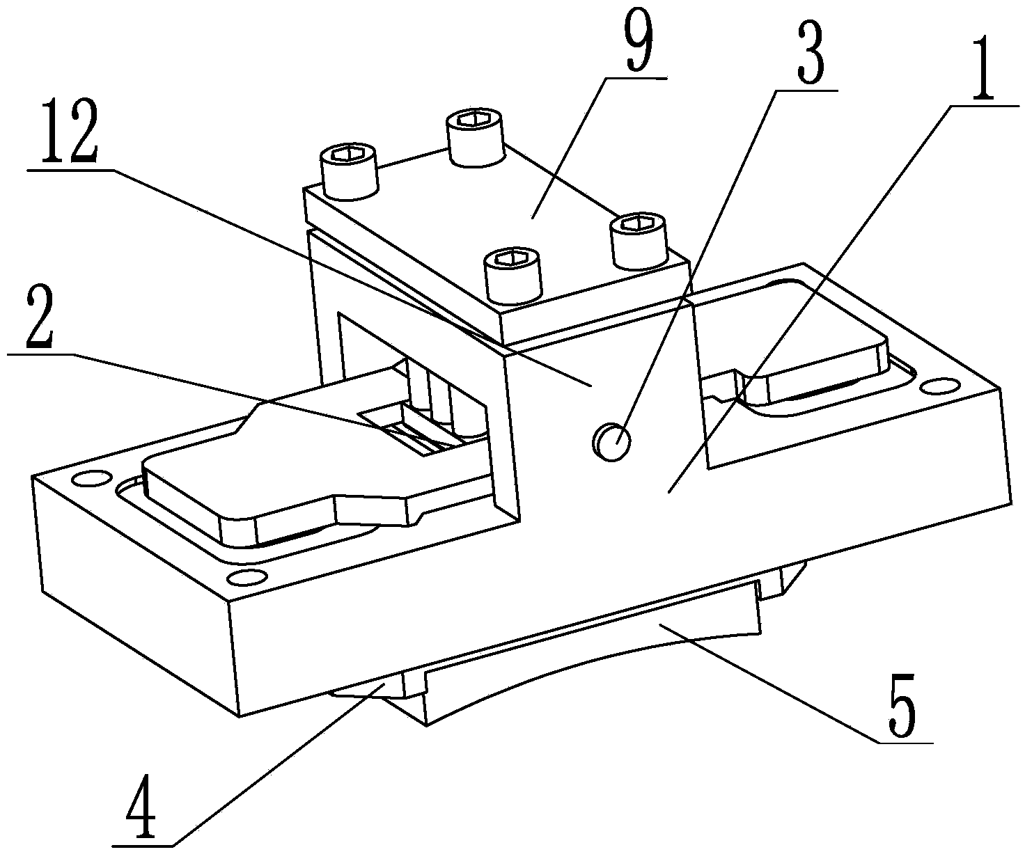 Double coil lever type block brake