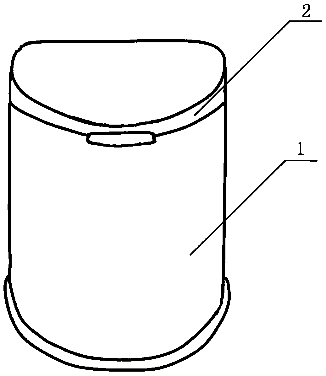 Movable toilet bowl with excrement and urine separating function and application method of toilet bowl