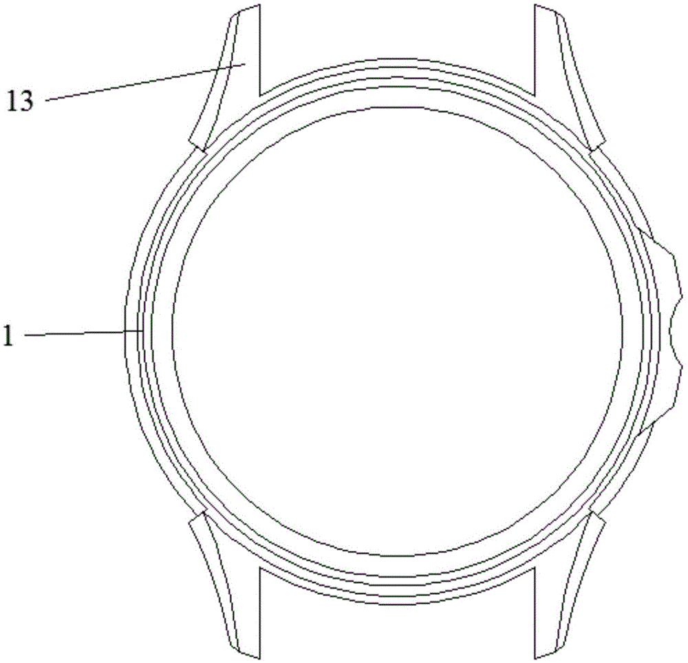 Watch with stereoscopic vision effect