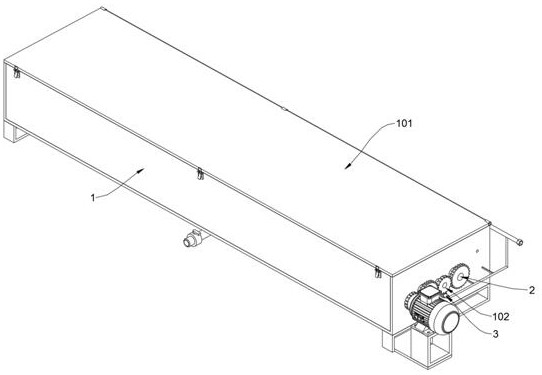 Cleaning device for hydrological survey sampling bottle