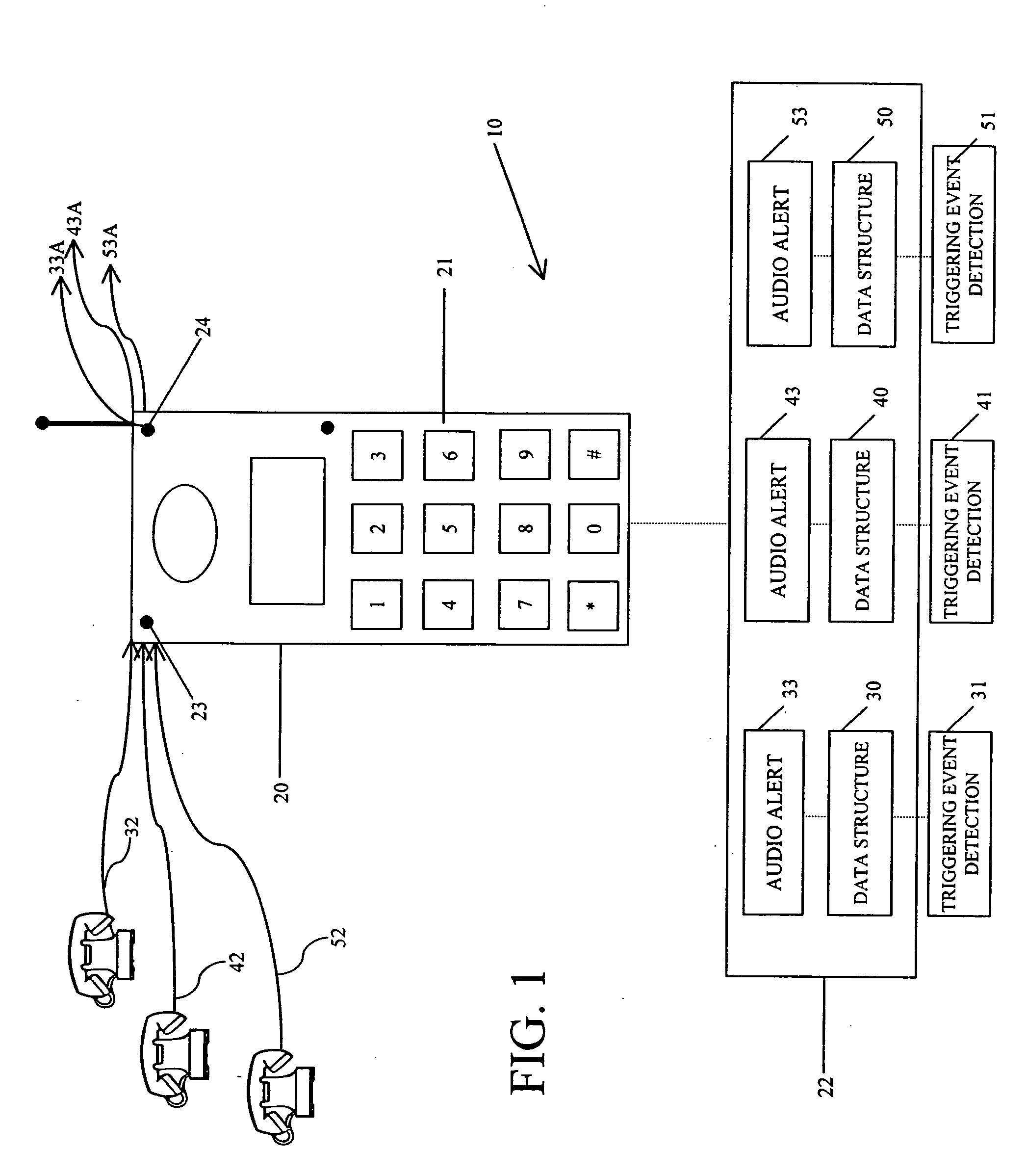 Programmable audio alert system and method