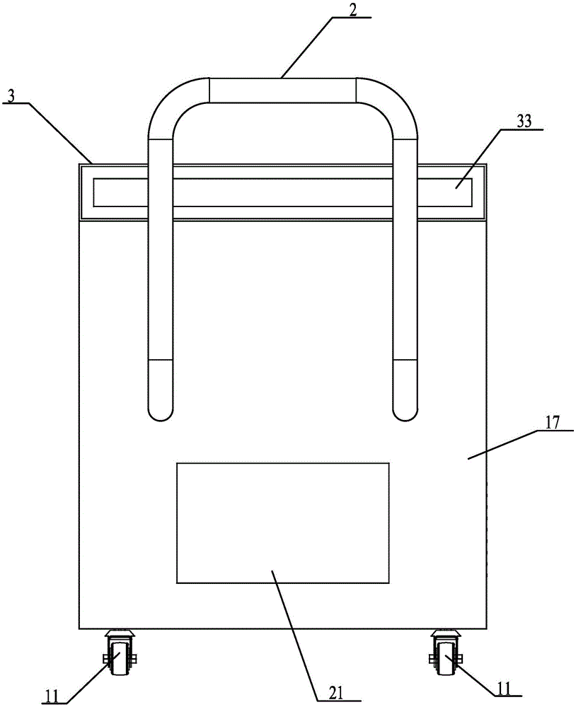 Intelligent movable refrigerator capable of being powered by battery