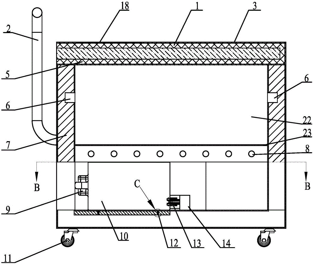 Intelligent movable refrigerator capable of being powered by battery