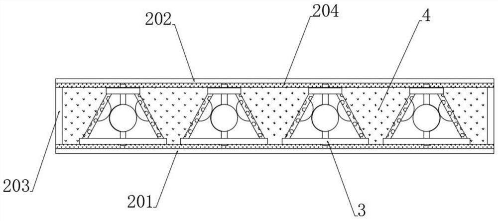 Aluminum alloy supporting frame