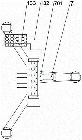 Novel anti-skid walking stick for orthopedic nursing