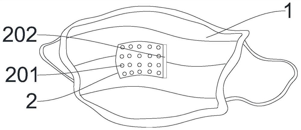 Mask for treating and/or preventing rhinitis and preparation method thereof