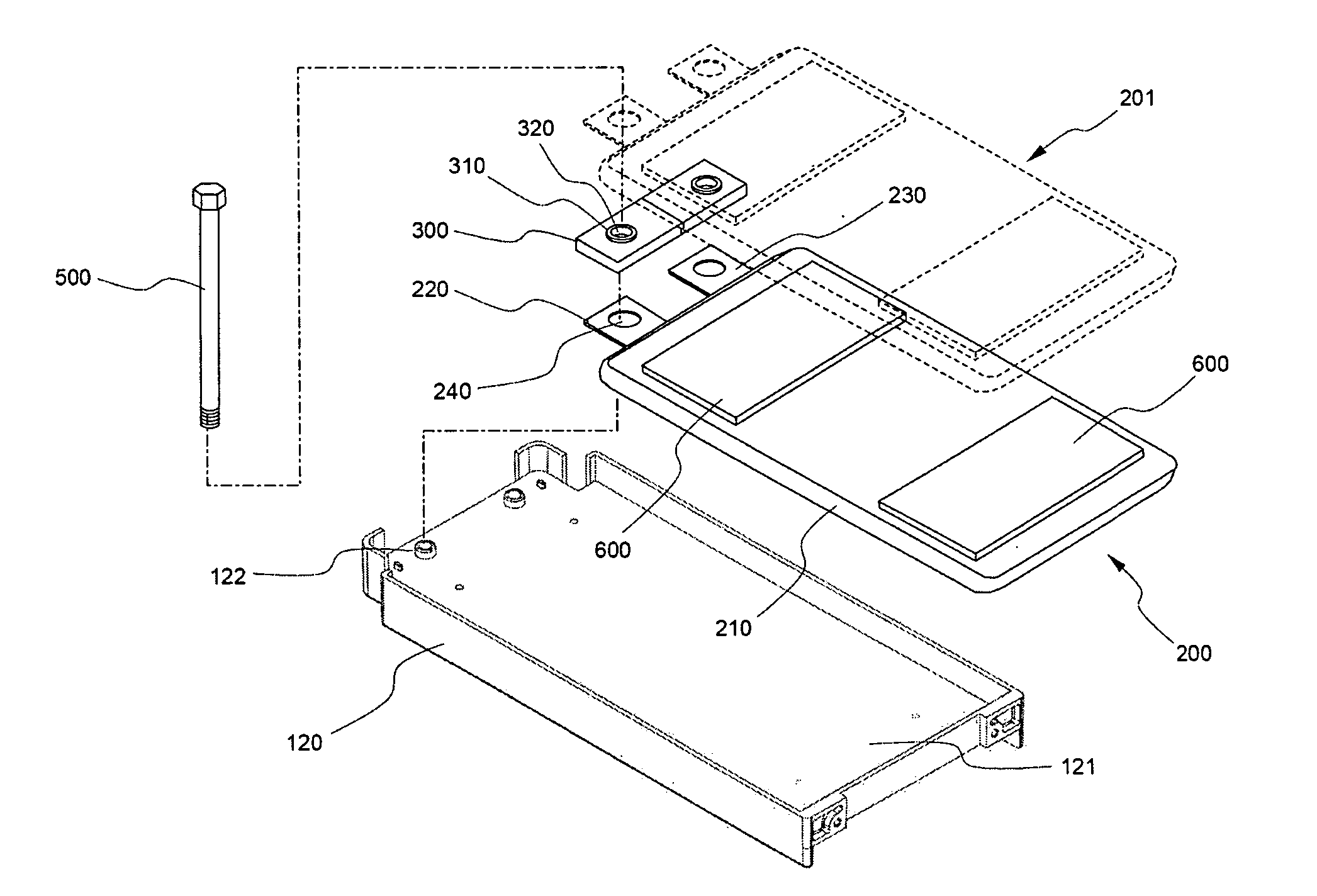 Terminal-linking member of secondary battery module