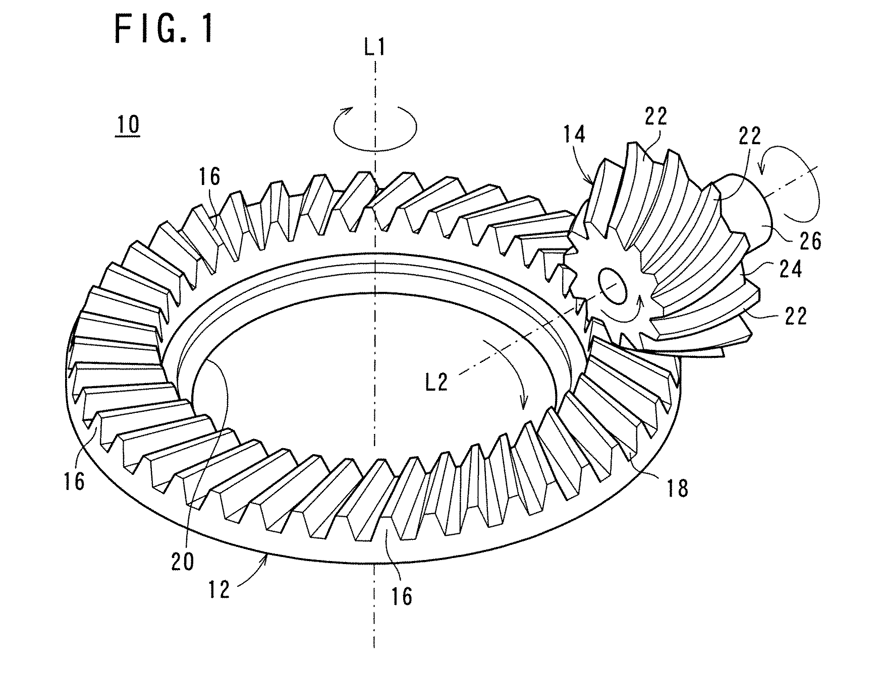 Method for adjusting meshing position of hypoid gear