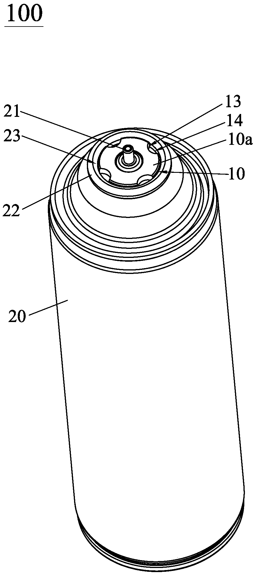 Safe protecting device of aerosol