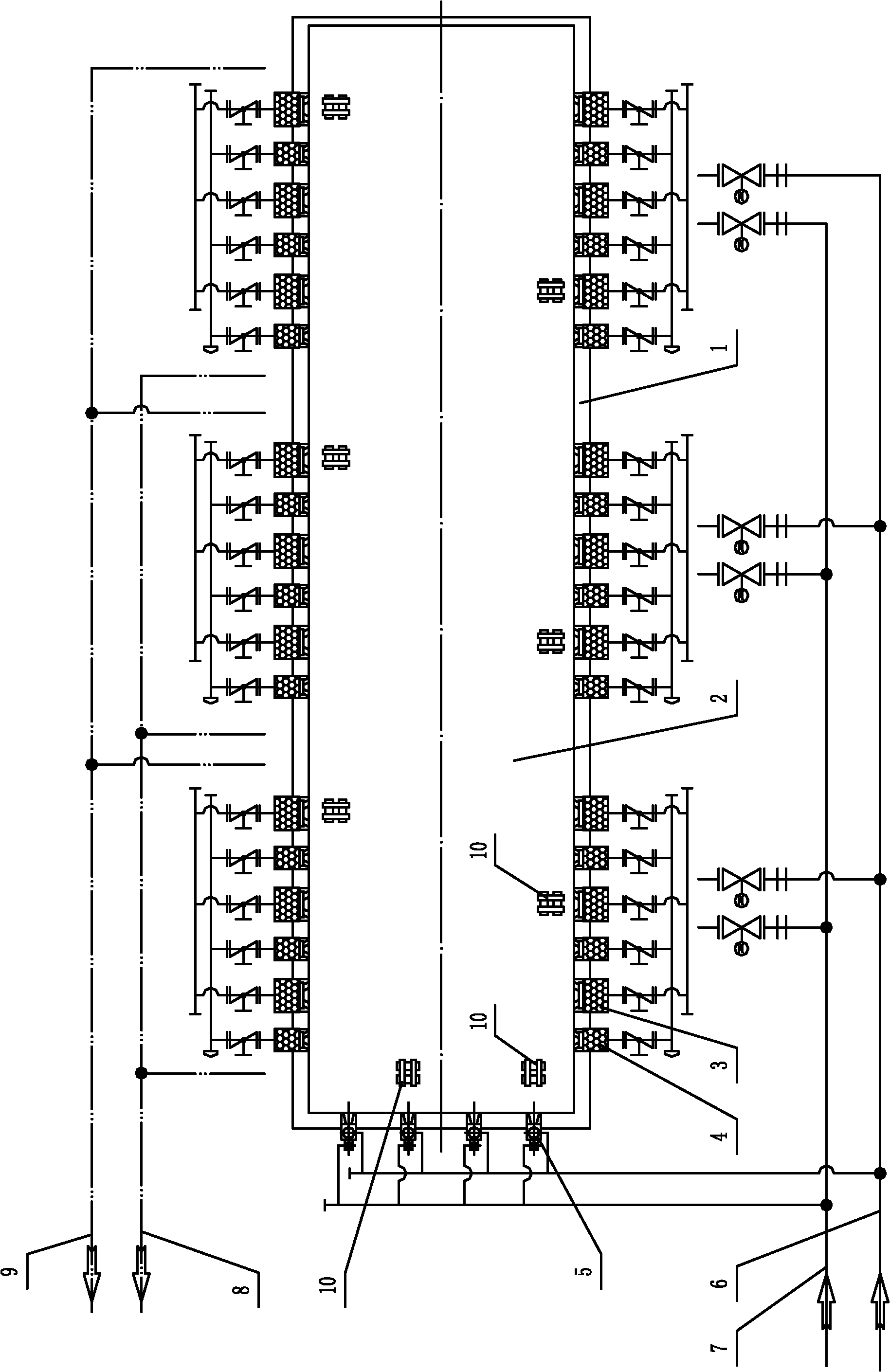 Heat accumulating type heating furnace totally using blast furnace gas as fuel