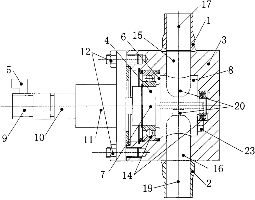 Singularized spherical-element conveying device applied to high-temperature gas cooled reactor