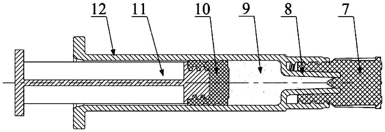 Prefilled injector for medicine dissolution and dispensing device