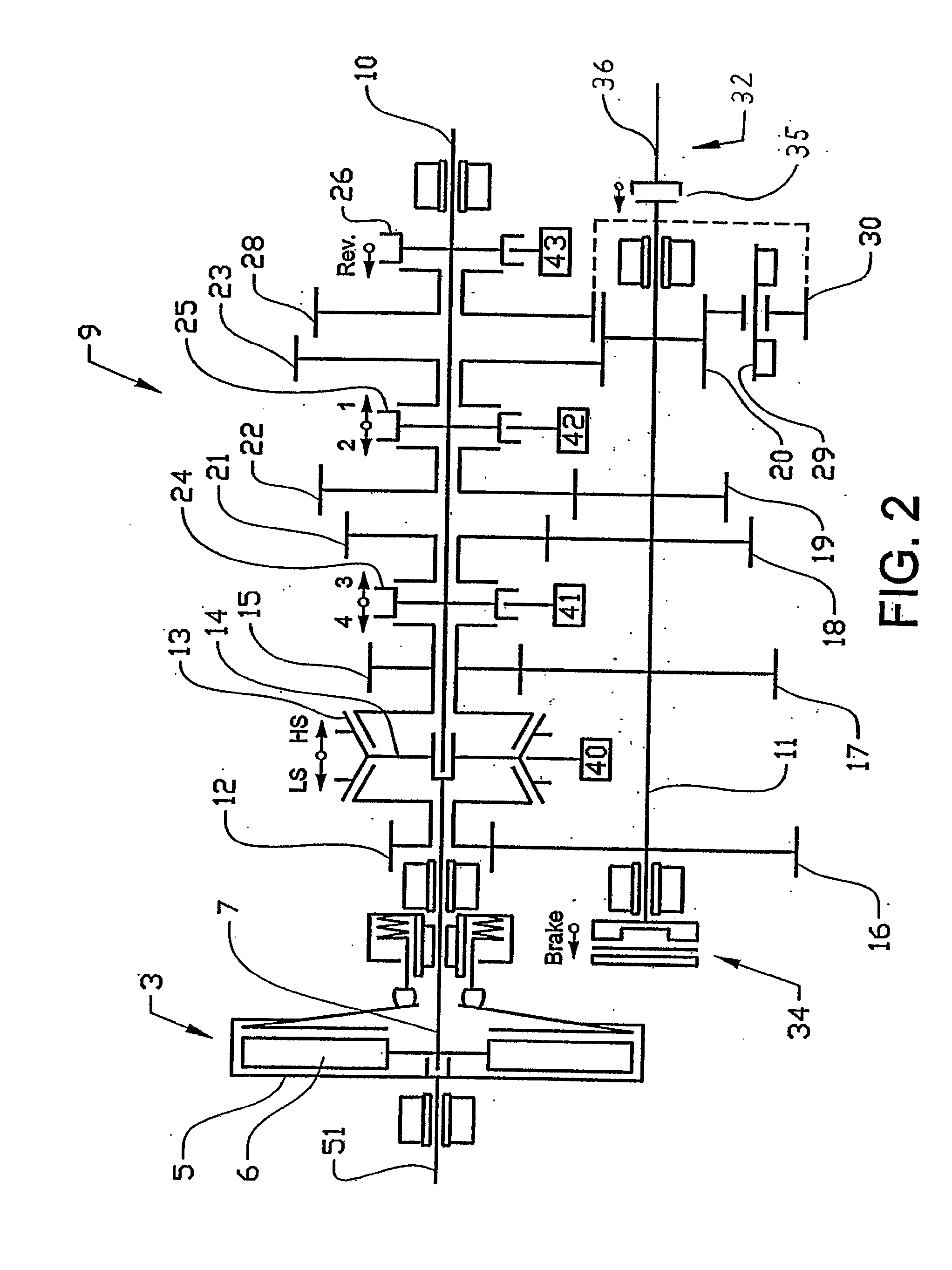 Automatic gearshifting process for a vehicle with engaged coupling-dependent power take off and automatic disengagement process of a coupling-dependent power take off