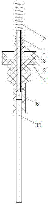 Electrostatic spraying tool for bottle body and electrostatic spraying equipment