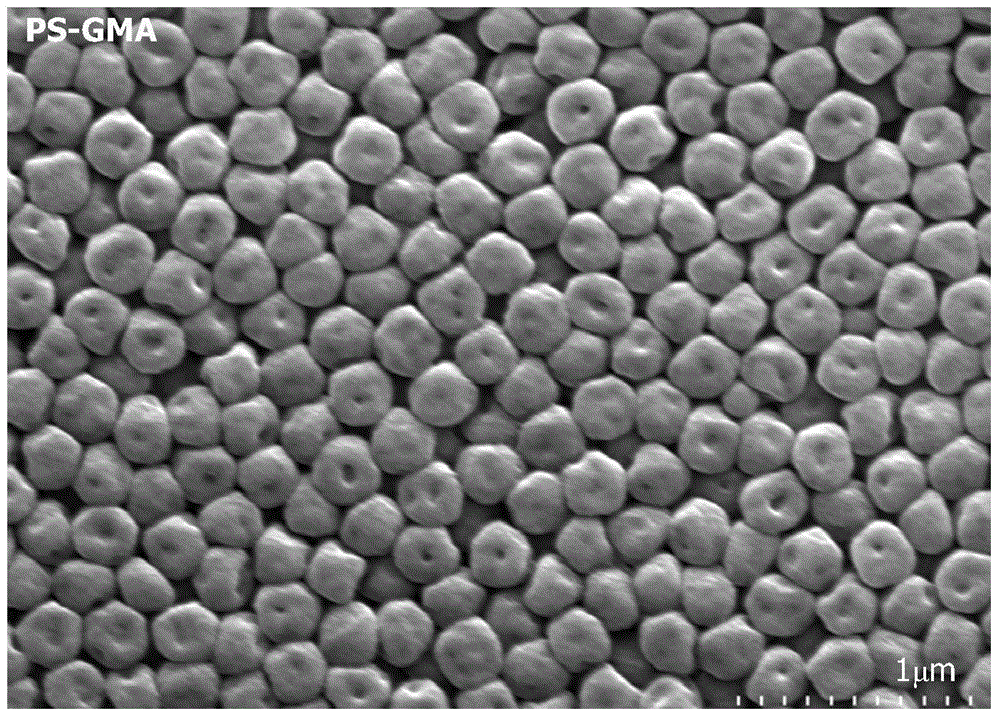 Method for preparing asymmetric polymer nanosphere