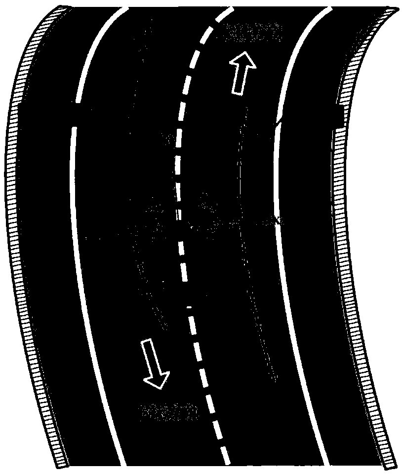 Curve colored pavement design method based on excellent driver driving trajectories