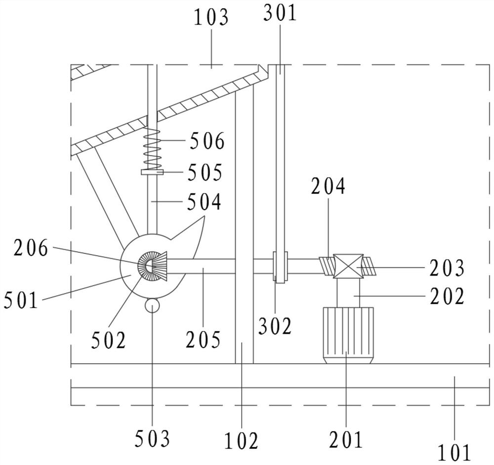 Crushing device applied to logistics