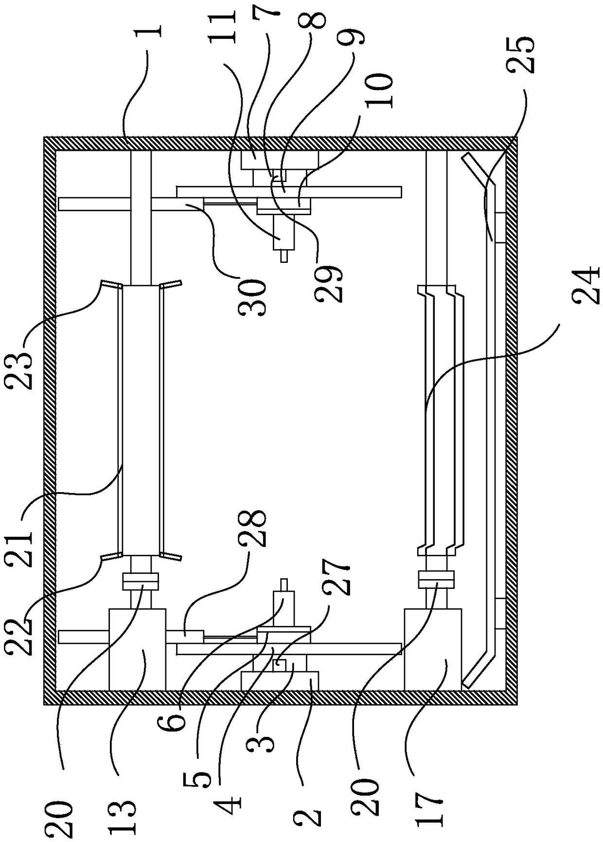 Spraying device for anti-static aluminum material surfaces