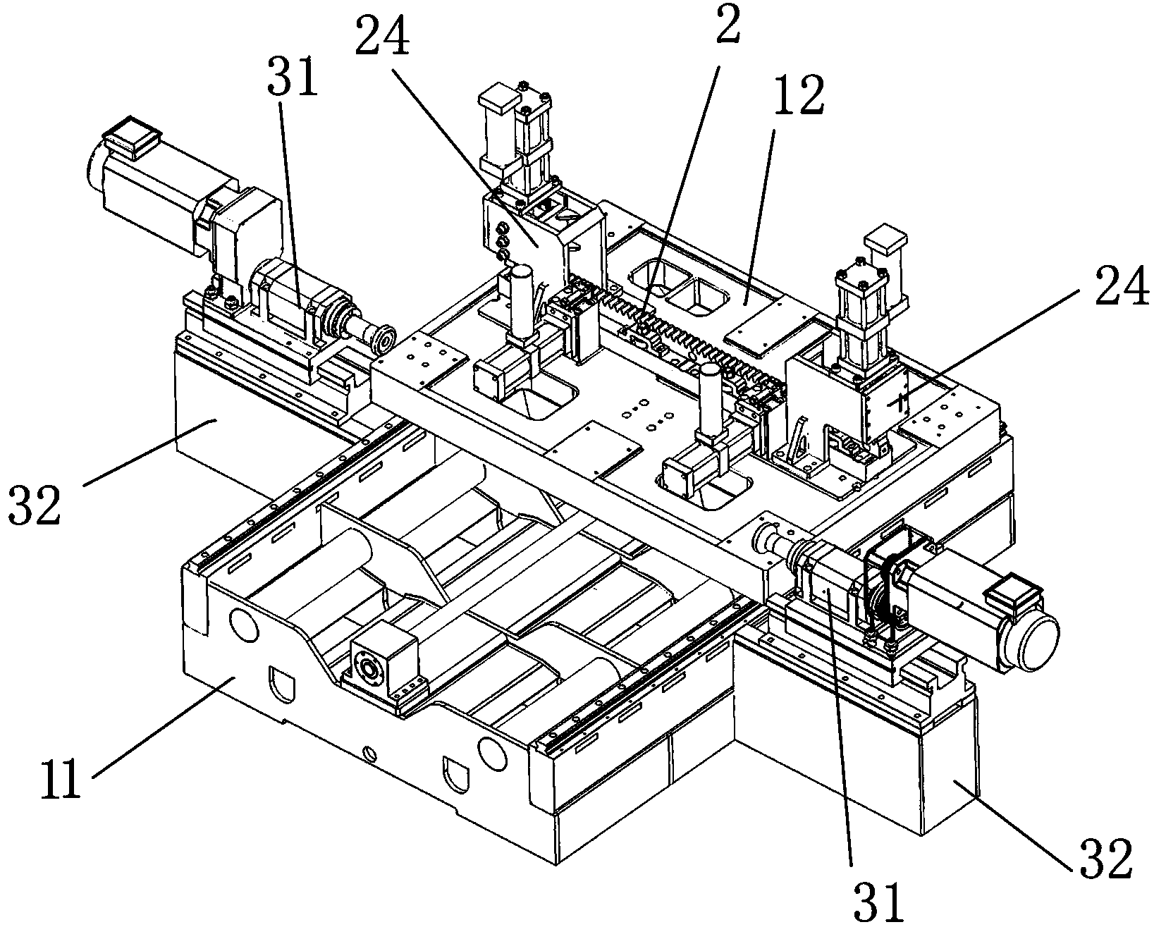 Milling equipment for milling two ends of rack