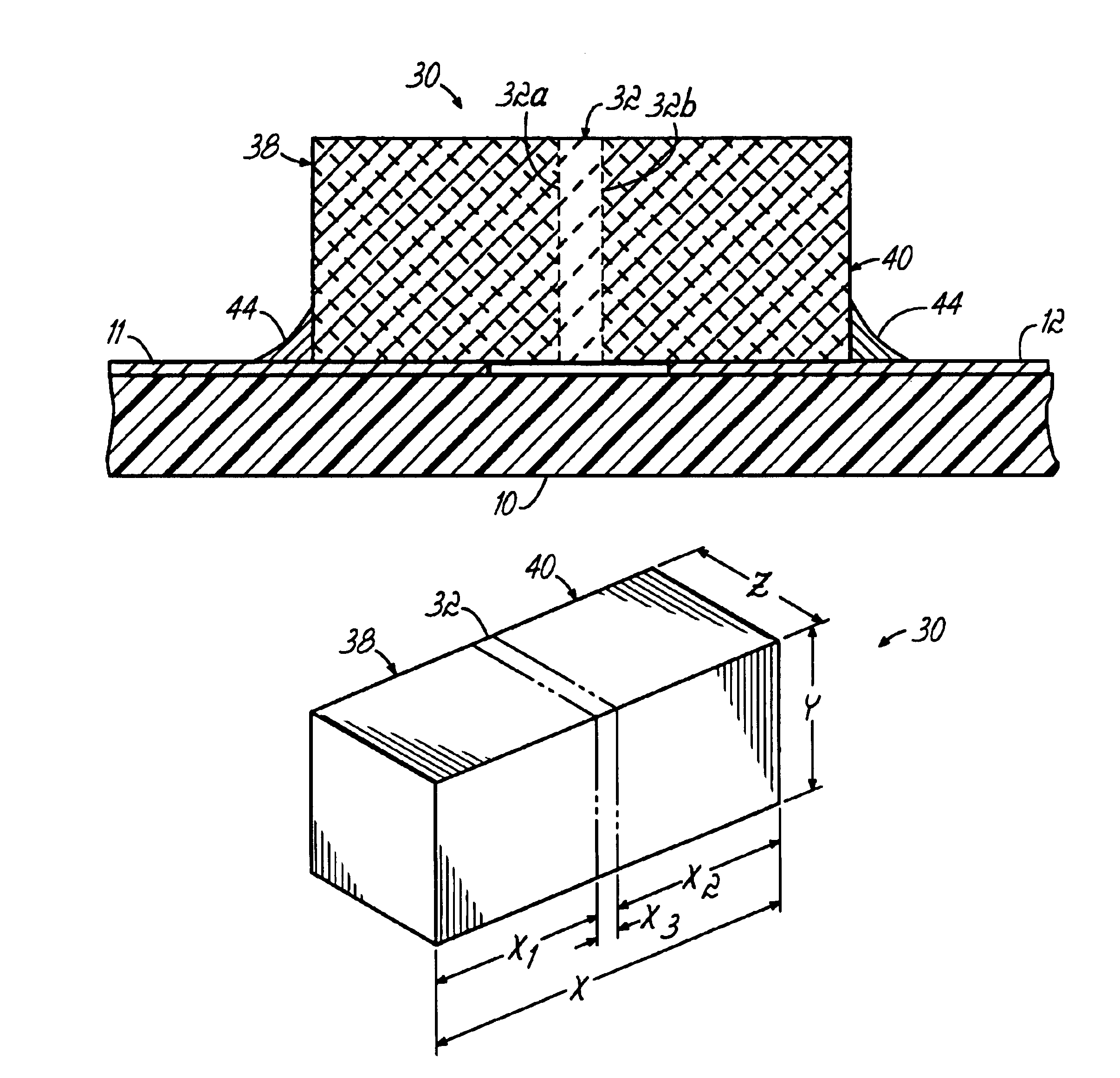 Single layer capacitor