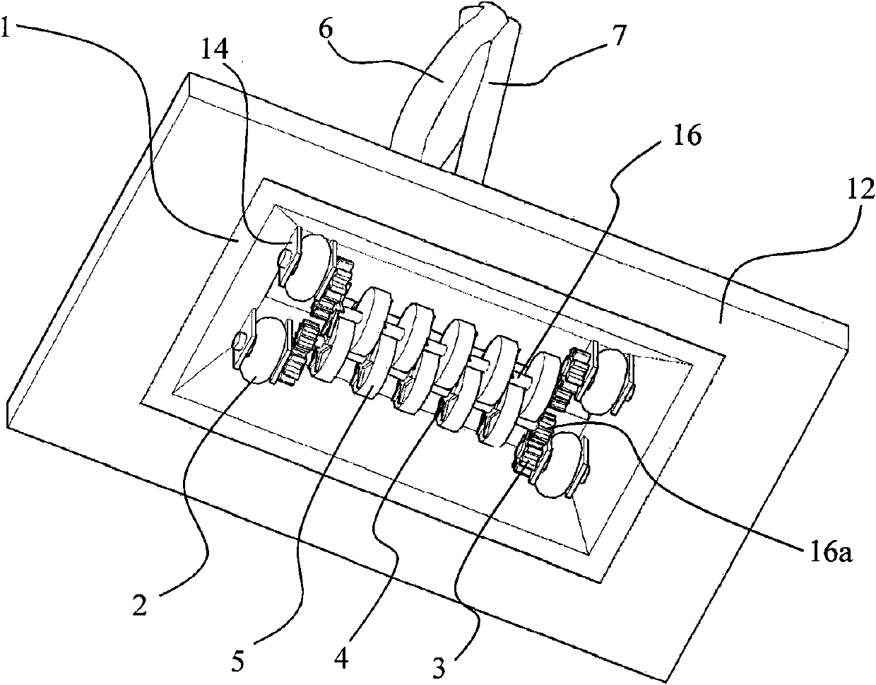 Industrialized culture energy-saving filth suction device