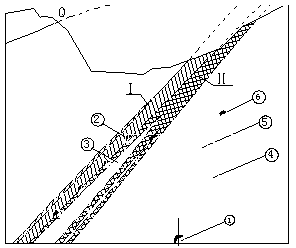 Phosphorus ore underground mining method