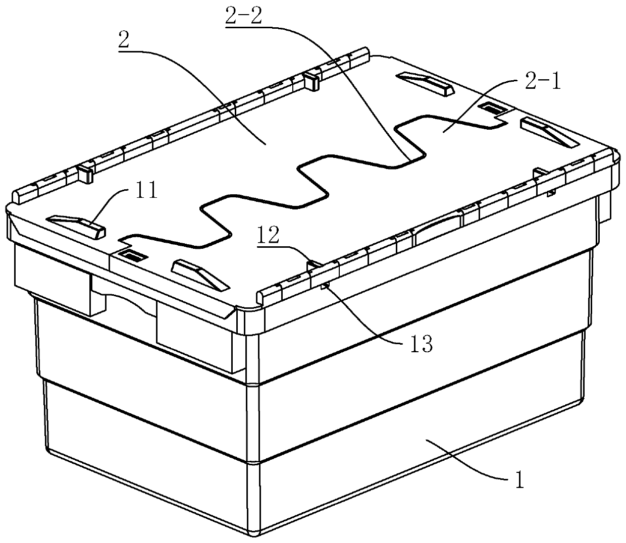 Anti-theft turnover box