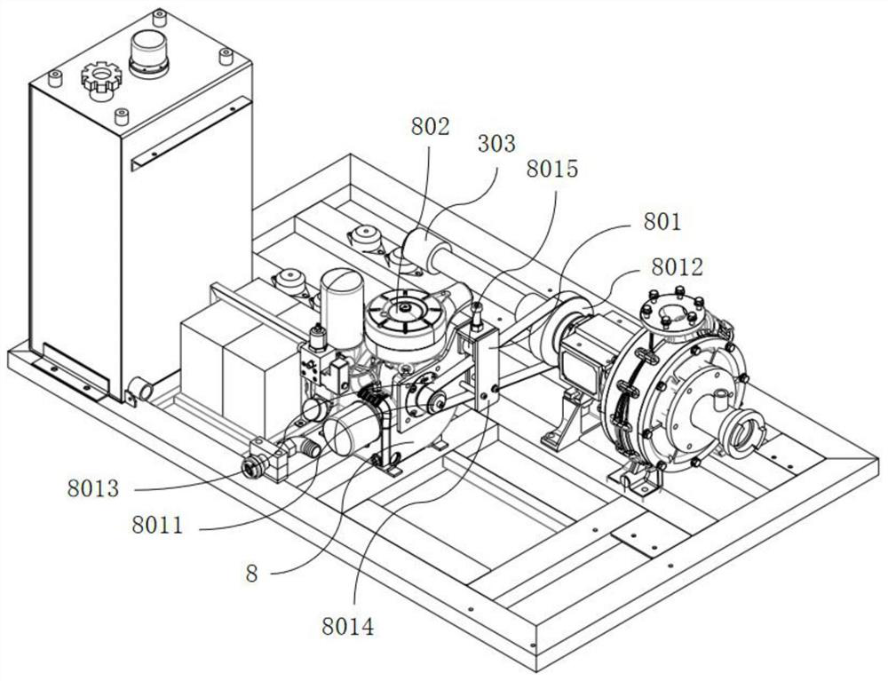 Fully integrated compressed air foam fire extinguishing module