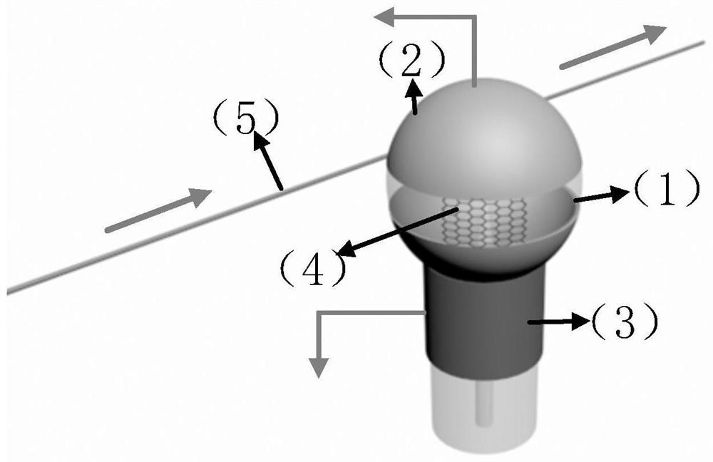 A fiber microsphere cavity mode-locked laser based on graphene channel structure