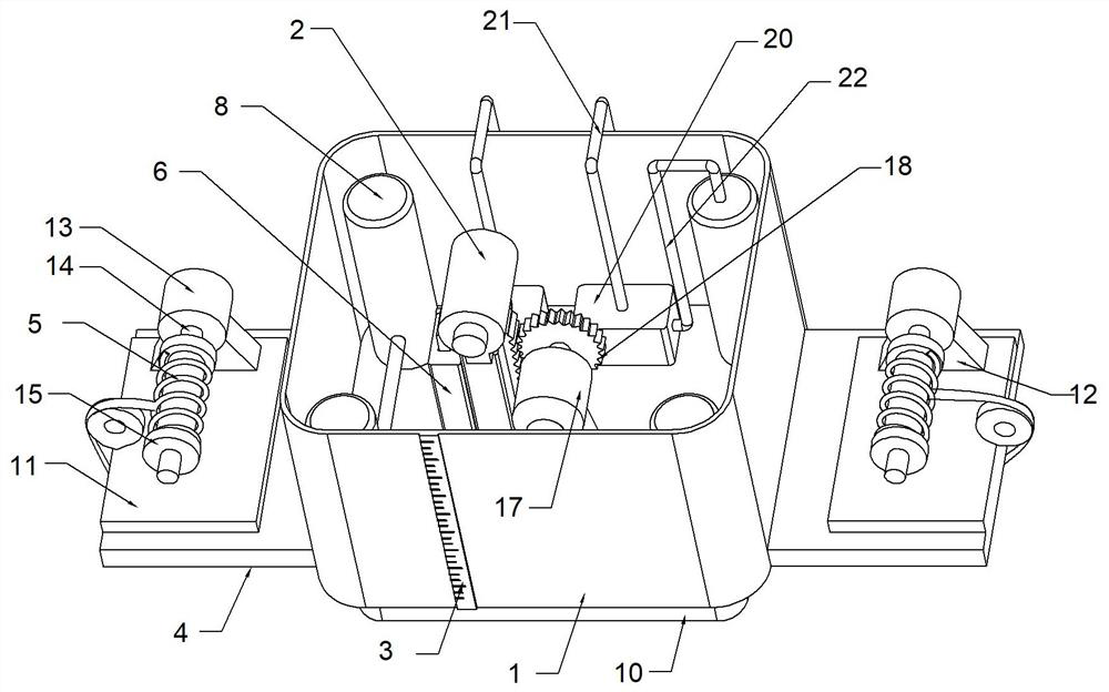 A marine engineering water area surveying and mapping device