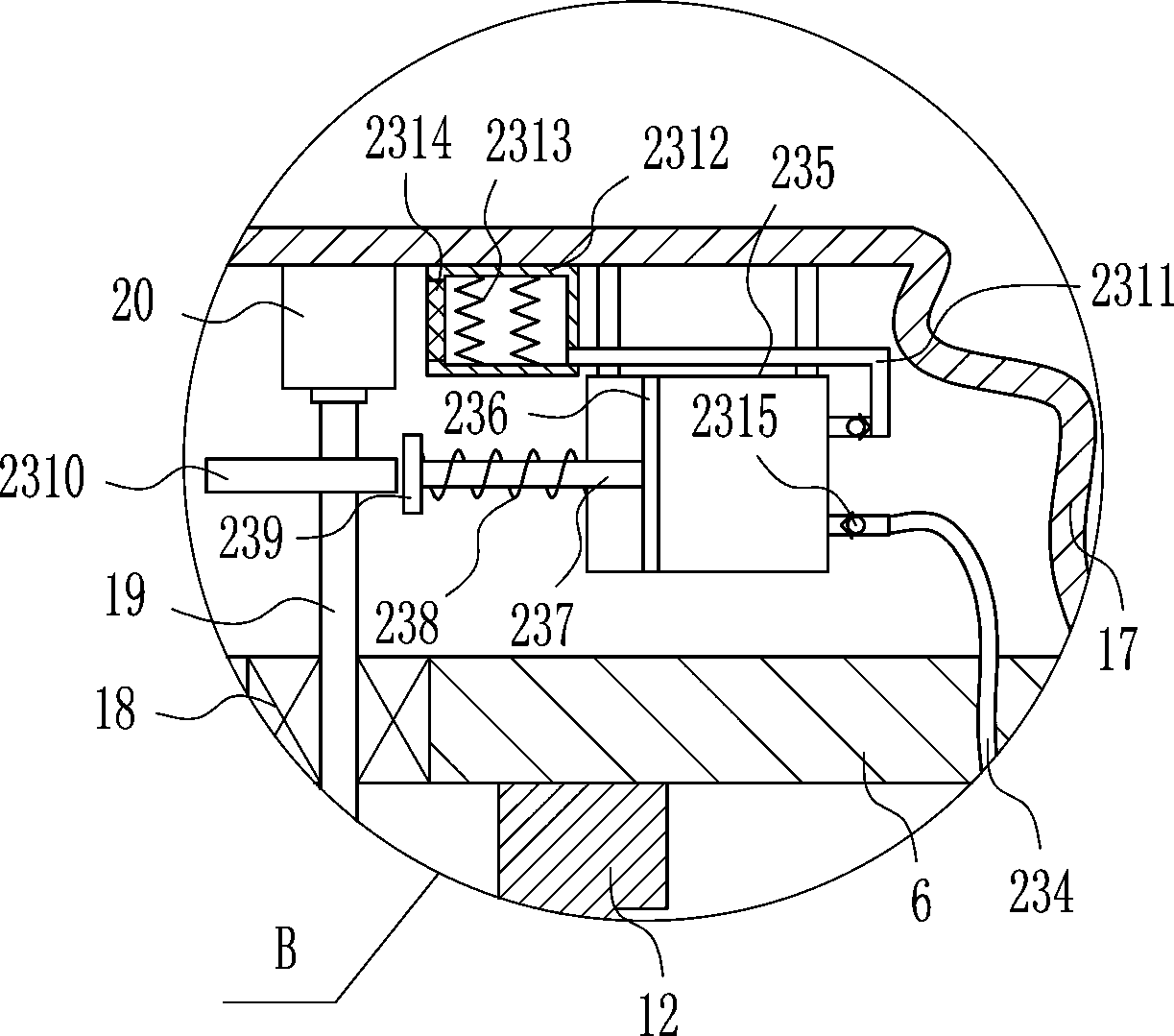 Bathing device for patient with injured arm