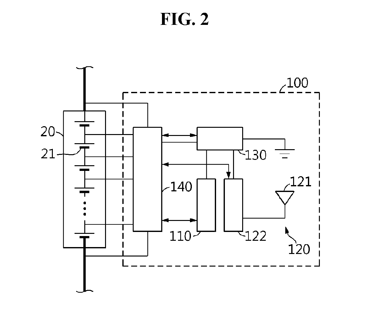 Wireless battery management system and battery pack including same