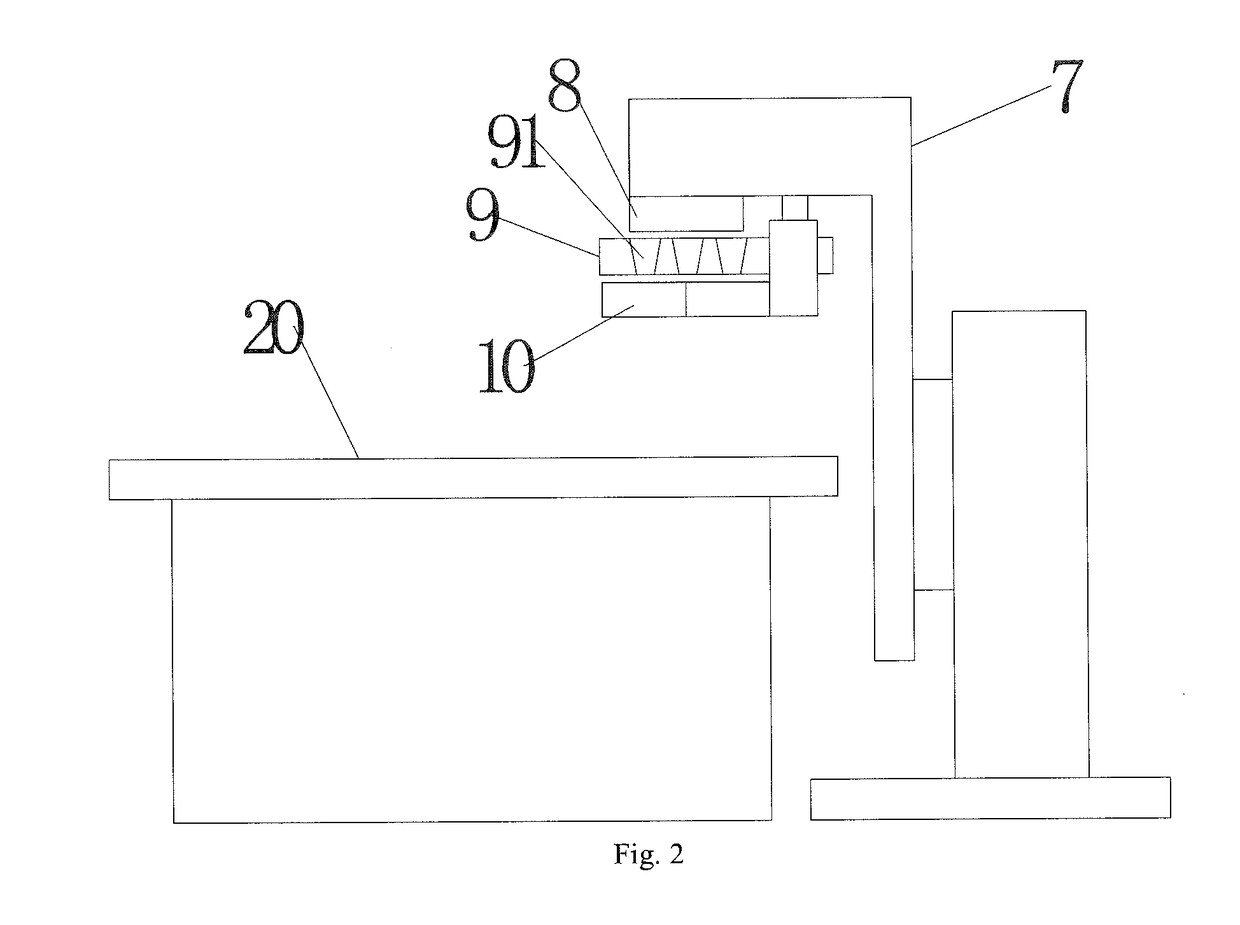 Grating device for radiotherapy equipment, control method thereof and radiotherapy equipment