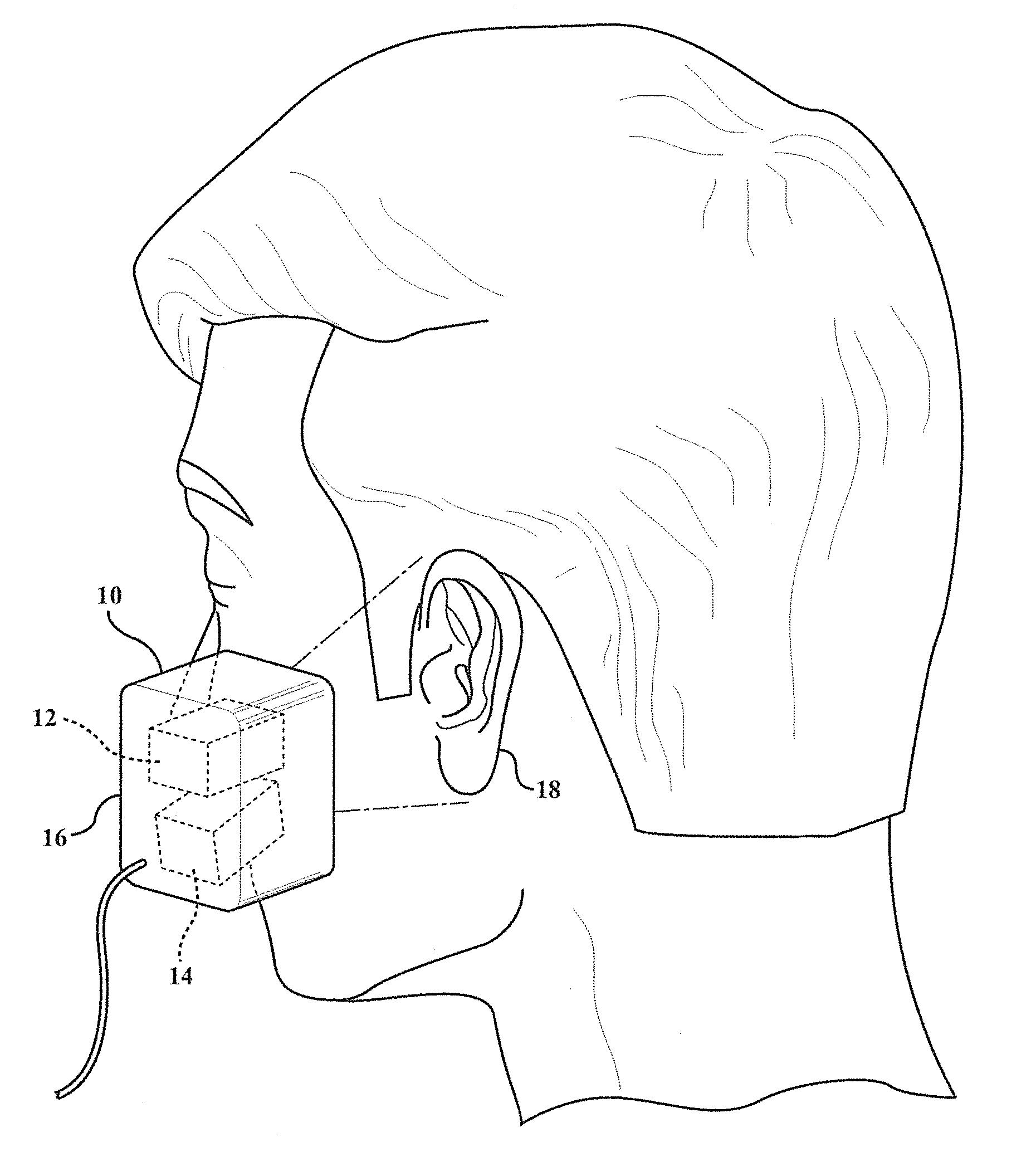 Biometric identification, authentication and verification using near-infrared structured illumination combined with 3D imaging of the human ear