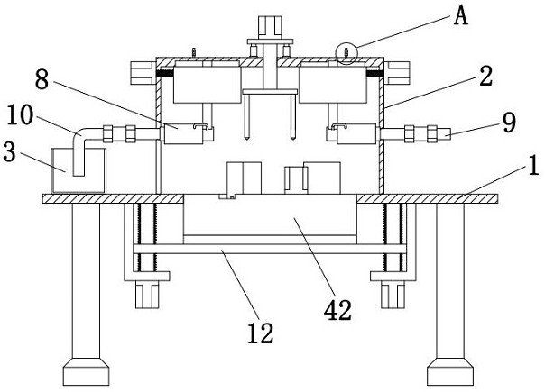 A new energy vehicle electronic vacuum pump performance testing device