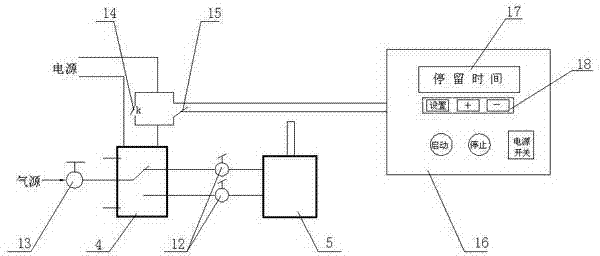 Device for evenly distributing cotton