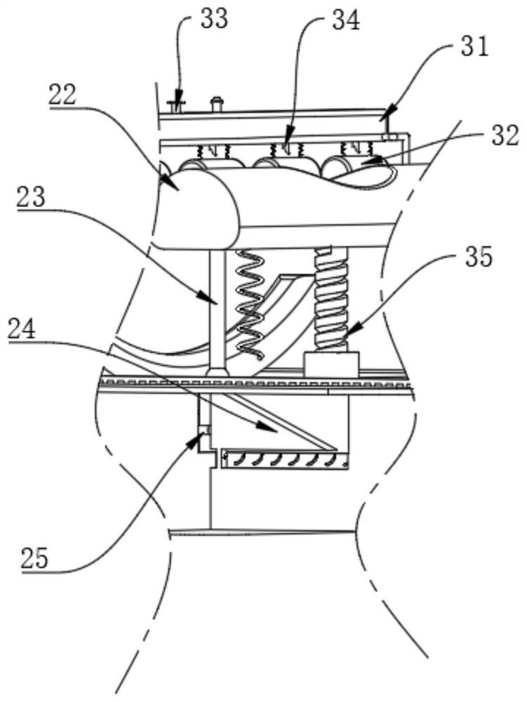 Acupuncture point calibration device of far infrared pulse half-body cabin