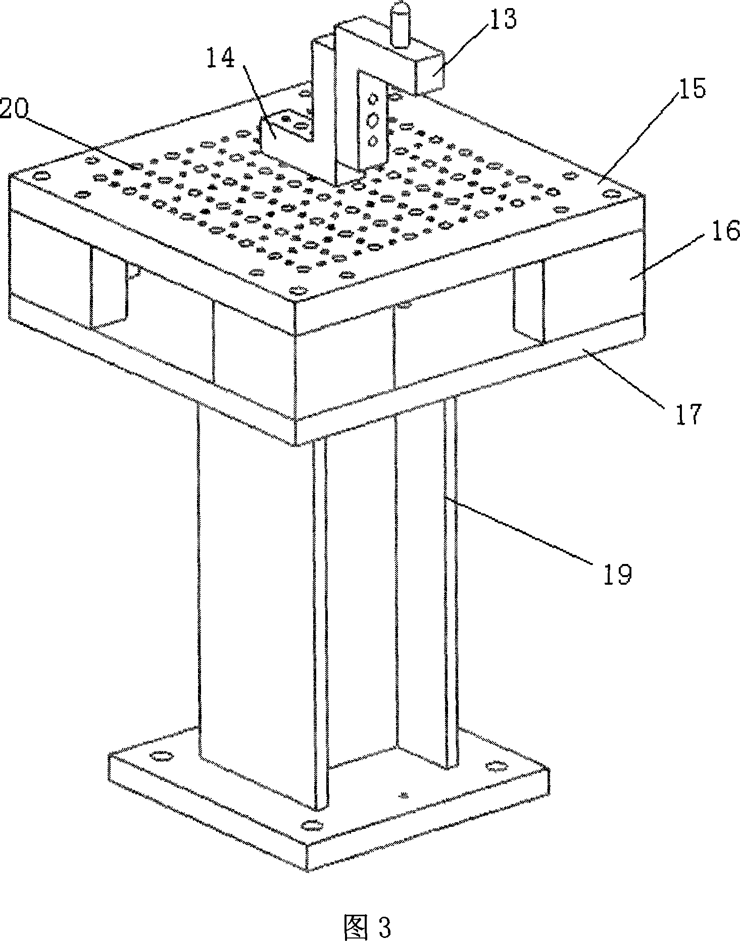 Flexible reconstruction automobile welding and assembling clamp