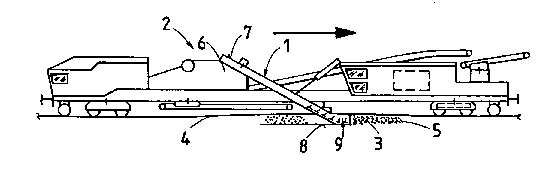 Ballast excavating chain