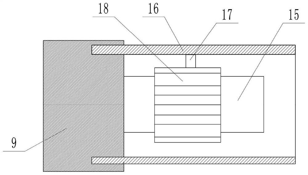 Plastic packaging bag heat sealing device