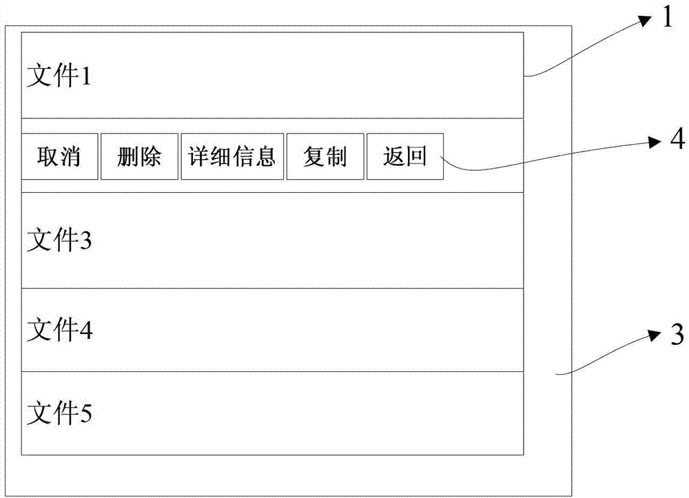 File operation method of electronic terminal