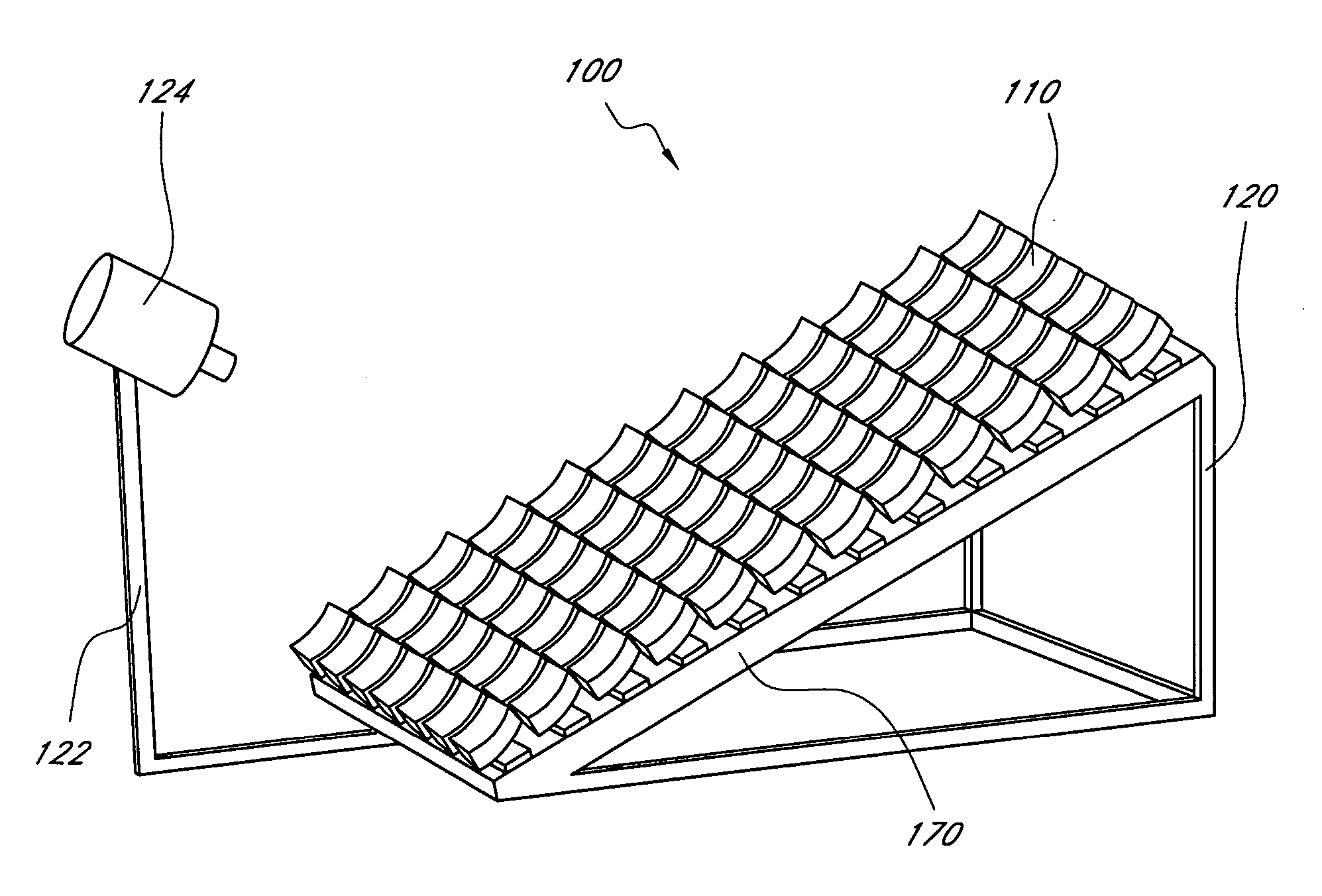 Solar concentrator array with individually adjustable elements