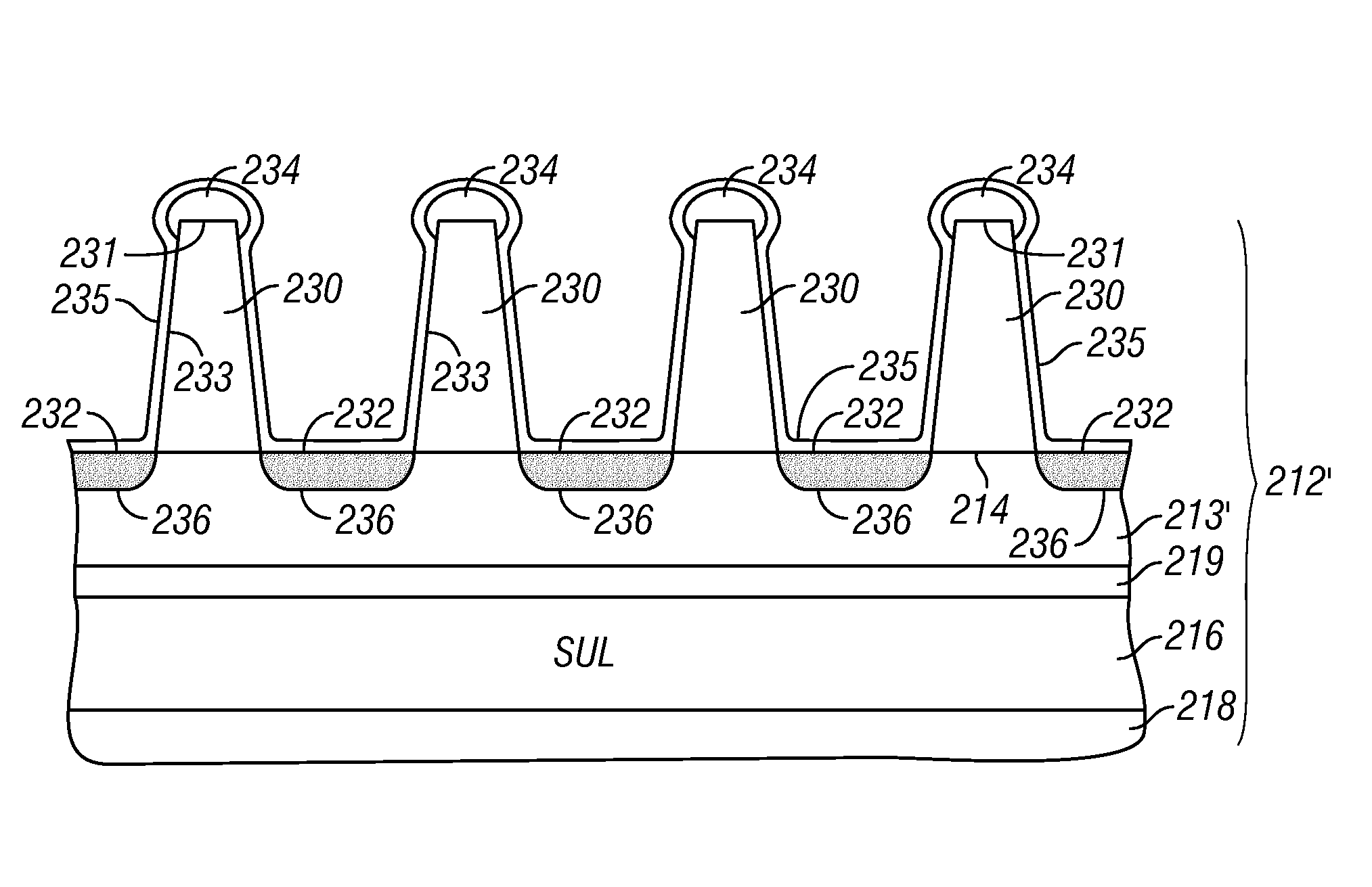 Perpendicular magnetic recording medium with patterned magnetic islands and nonmagnetic trenches and manufacturing method for suppressing surface diffusion of trench material