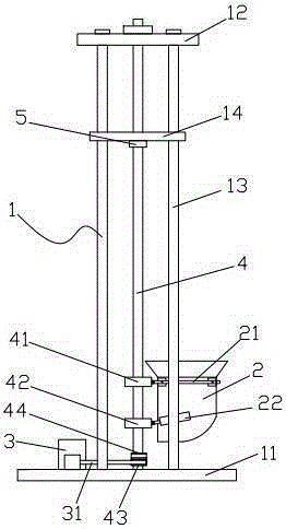 A lifting feeding device