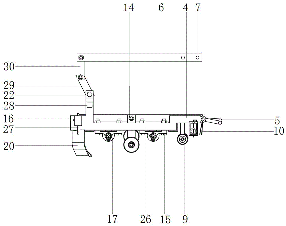 Paving and soil-covering integrated machine of mulching film