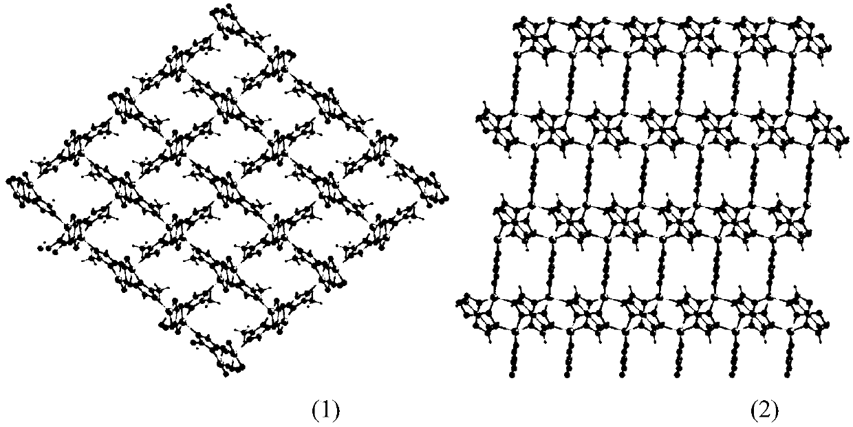 Ultramicropore metallic organic framework material Zn(ox)0.5(mtz) as well as preparation method and adsorption separation application thereof