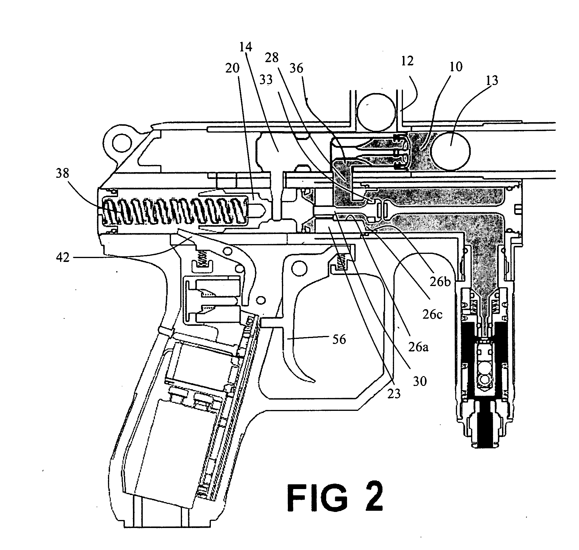 Low pressure paintball guns