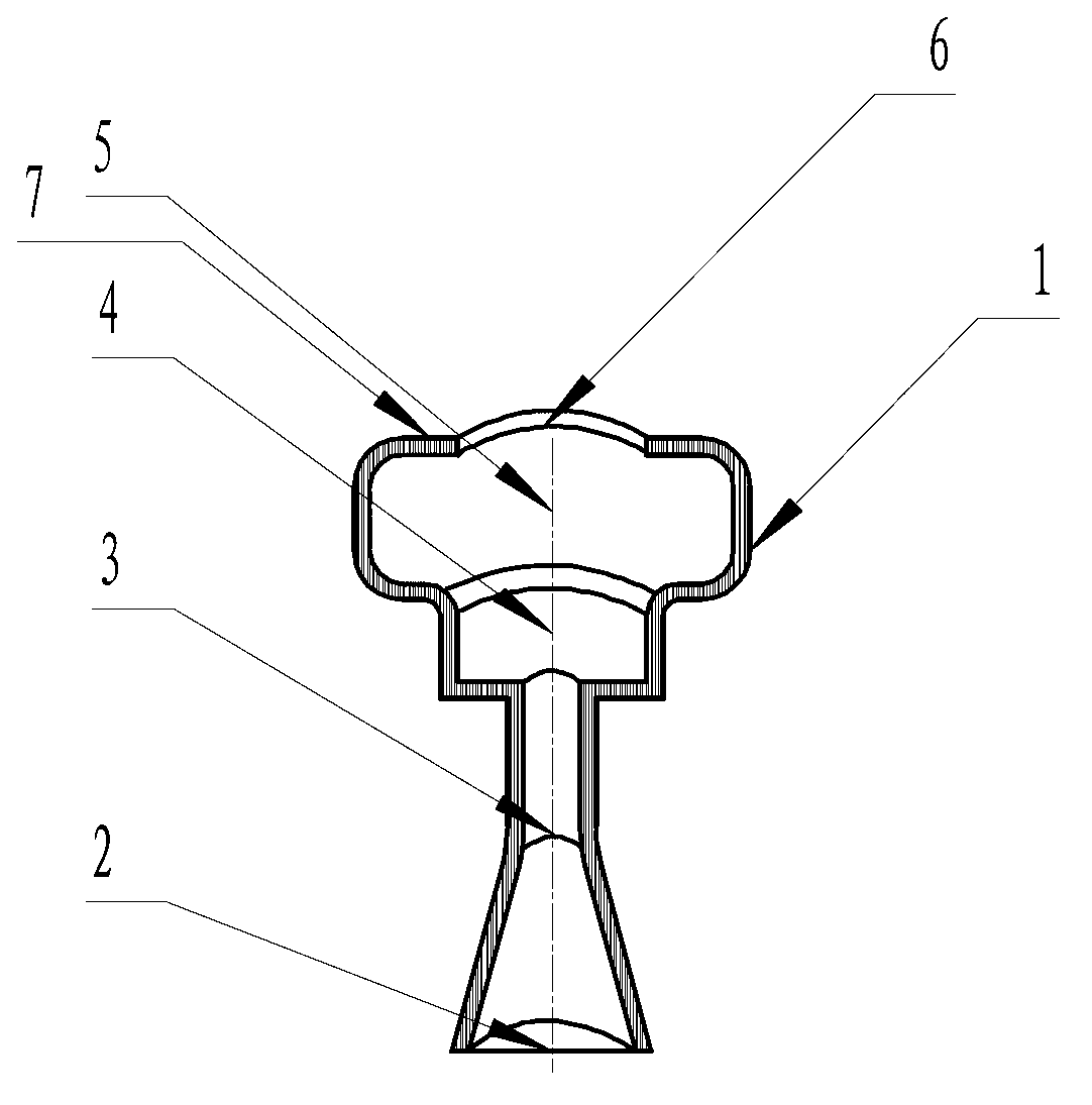 Gas burner with stable flame propagation