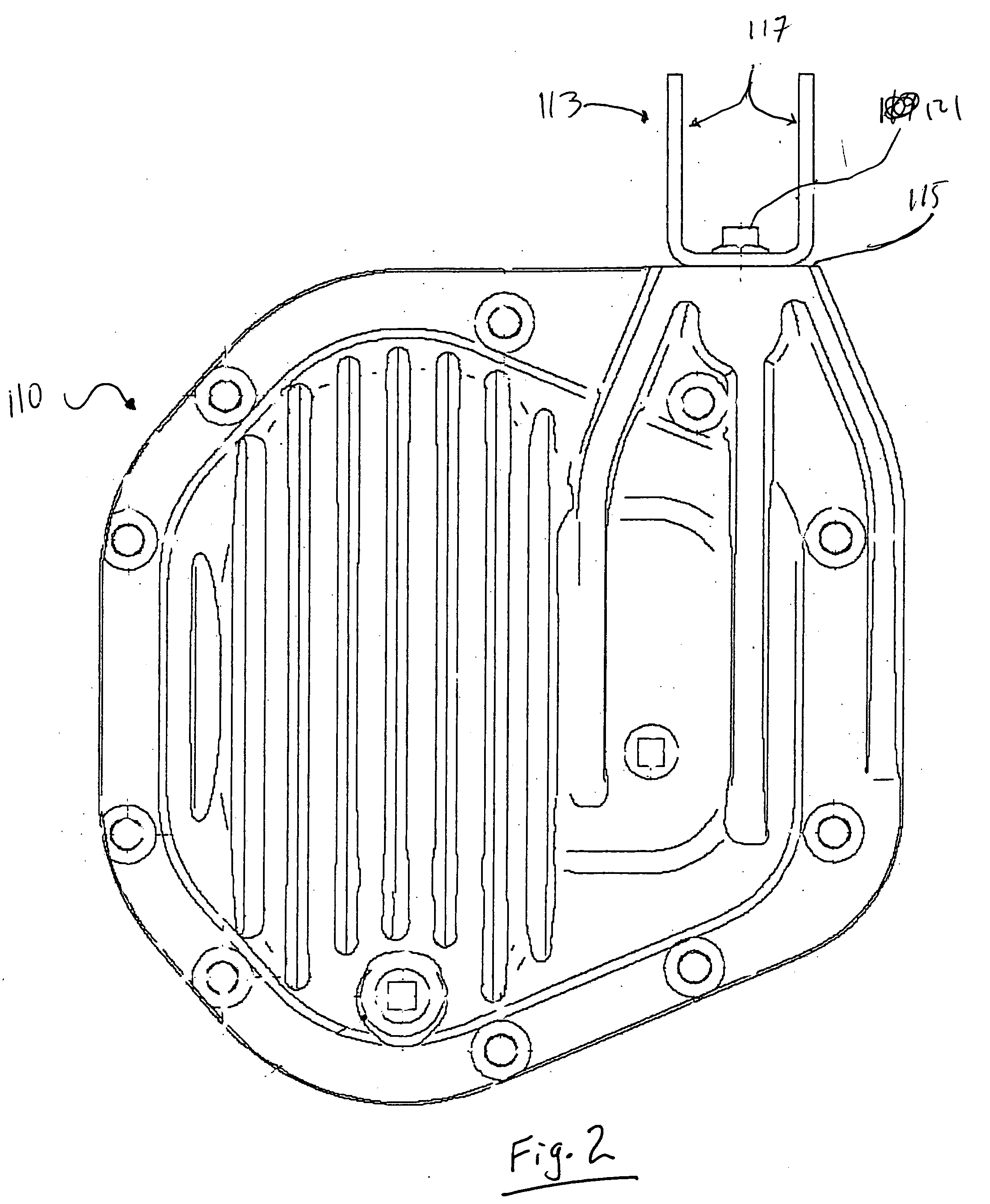 Dampener mount for axle housing